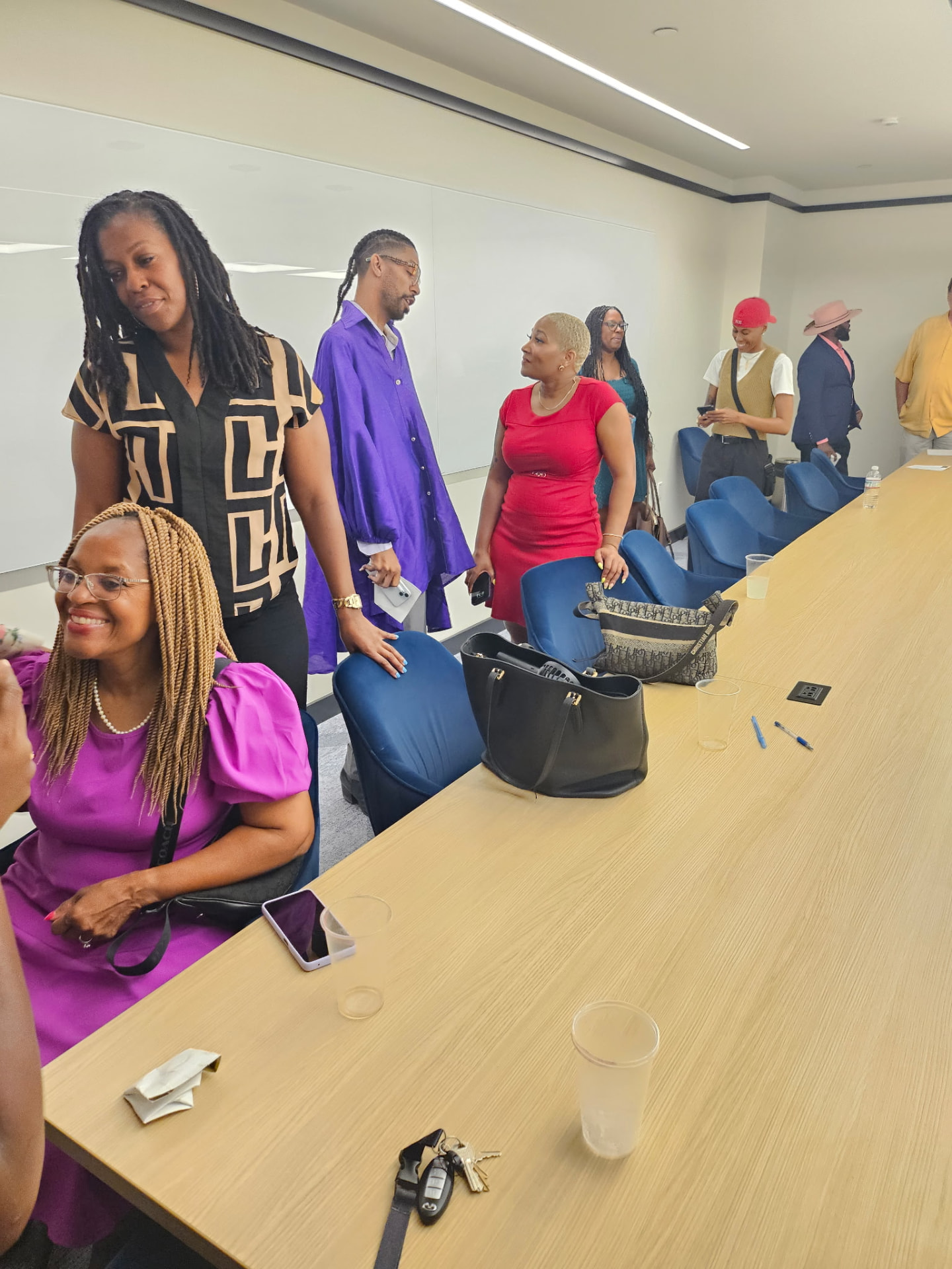 Mastermind members at a professional training session